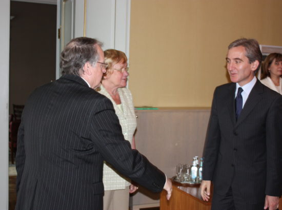 Riigikogu esimehe Ene Ergma kohtumine Moldova välisministri Iurie Leancaga
